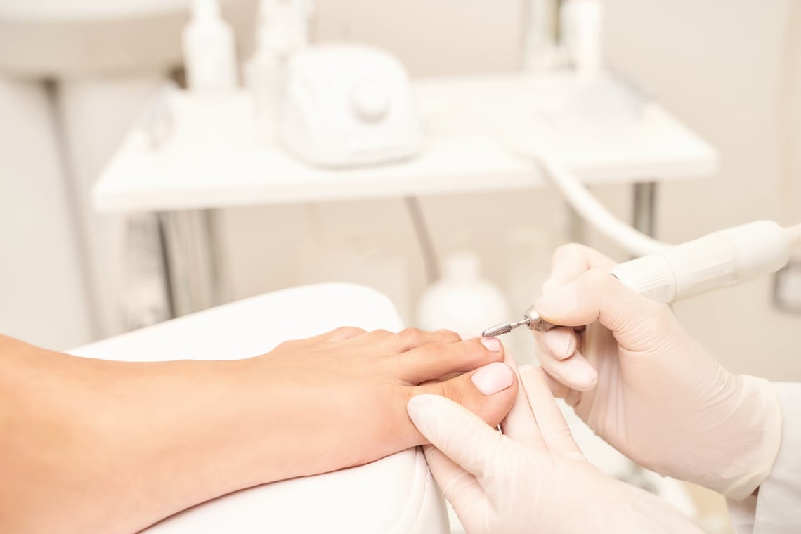 Woman Getting a Podiatric Treatment     